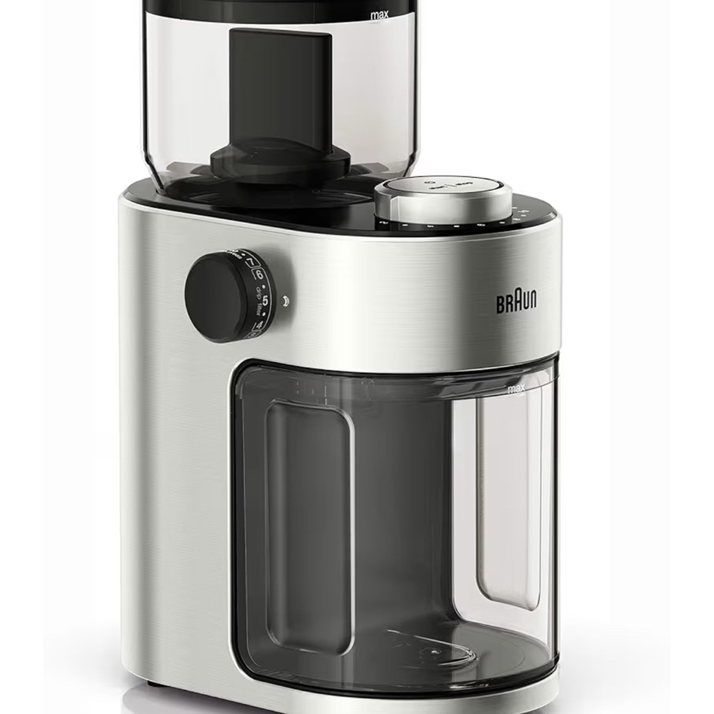 Braun Burr Coffee Grinder - KG7070, Stainless Steel/Black -New in Box